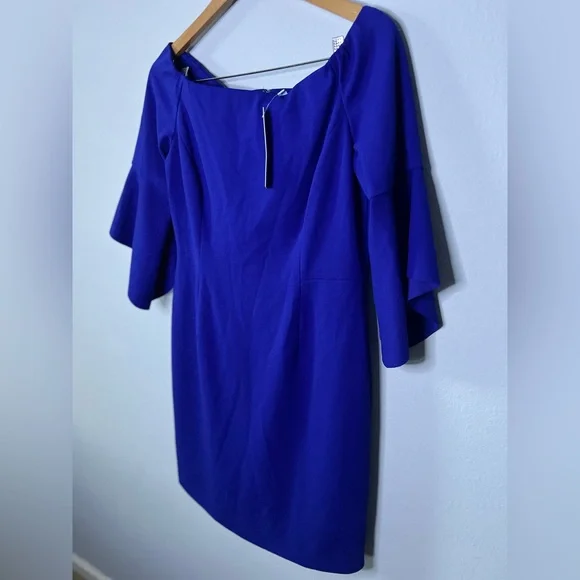 Antonio Melani Rosaleen Blue Bell Sleeve Dress NWT Size 10 - Picture 3 of 7